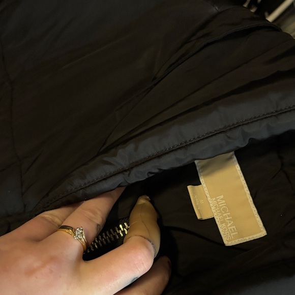 Michael Kors Black Puffer Jacket for Women - Picture 3 of 5